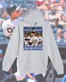 Aaron Judge Records are meant to be broken tee Home Run Record for the New York Yankees on a white hoodie