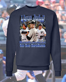 Aaron Judge Records are meant to be broken tee Home Run Record for the New York Yankees on a Navy sweater