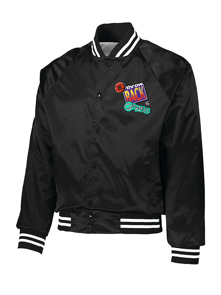 Throwback X Gripless Wings Satin Jacket Mr Throwback Nyc