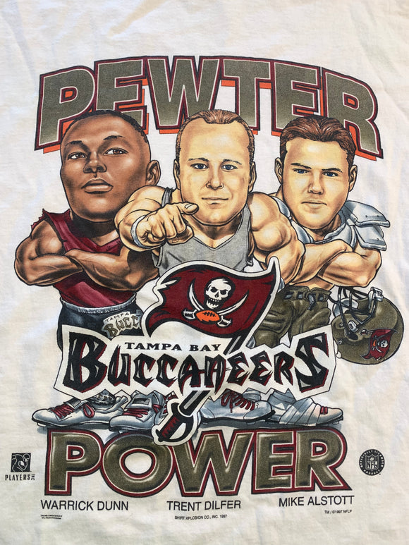 Buccaneers Pewter Power Tshirt size XL