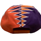 Custom Shockwave Purple Orange SnapBack Blank