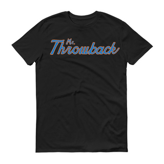 Throwback ScrIpt Orange / Blue Design